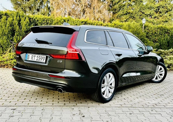 Volvo V60 cena 84400 przebieg: 117890, rok produkcji 2018 z Żukowo małe 781